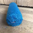 Bolster rond Bleu pétrole.webp